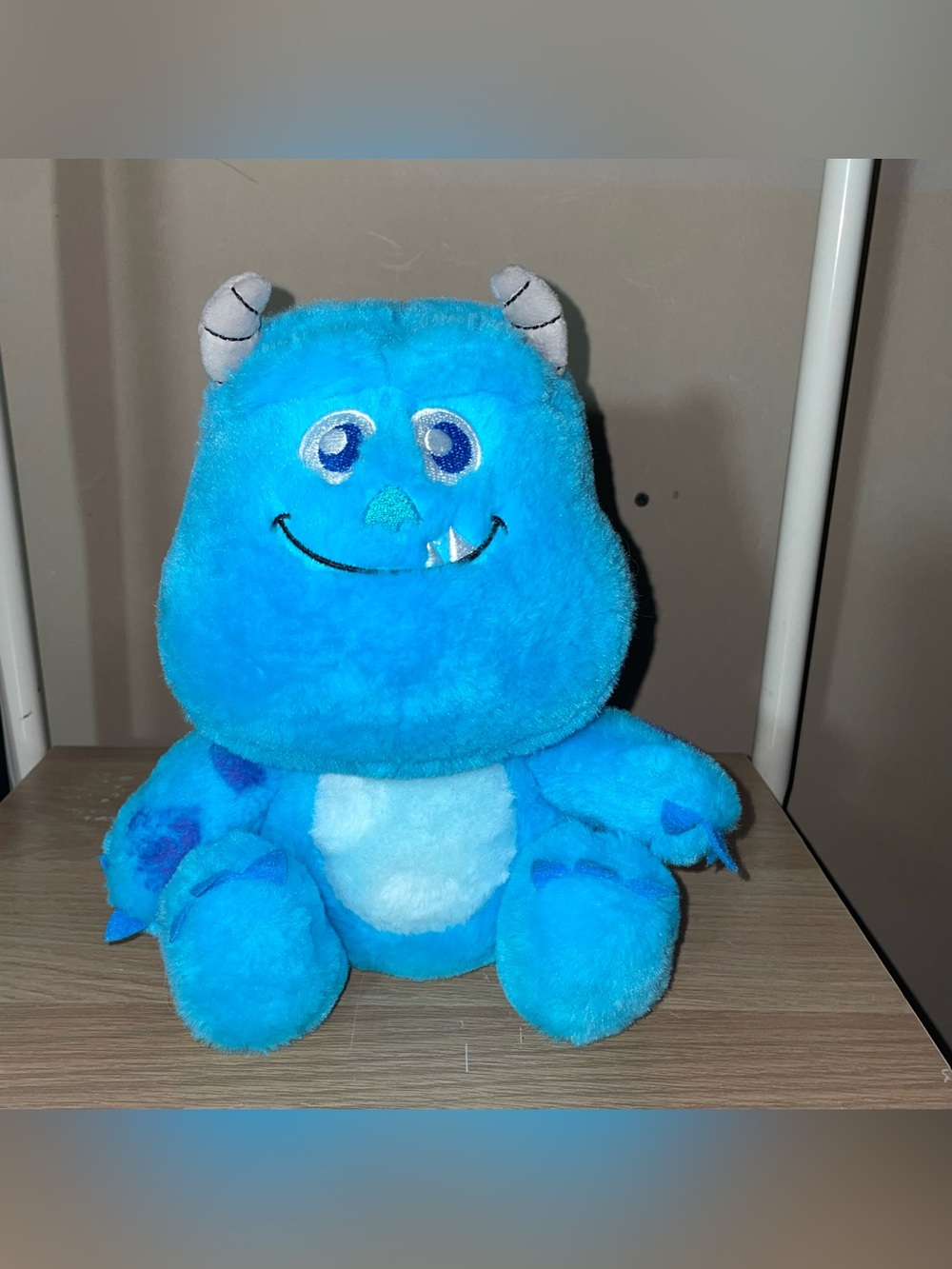 blue Sulley plush toy from Disney and Pixar's Monsters, Inc